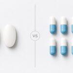 Pills comparison in minimalist layout
