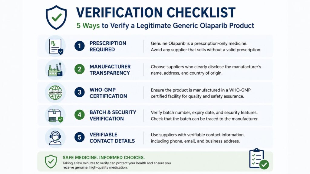 Verification checklist