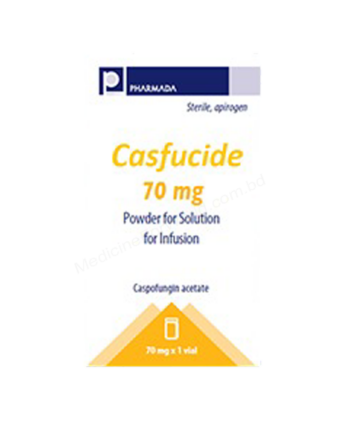 CASPOFUNGIN ACETATE (CASFUCIDE 70mg) Rx