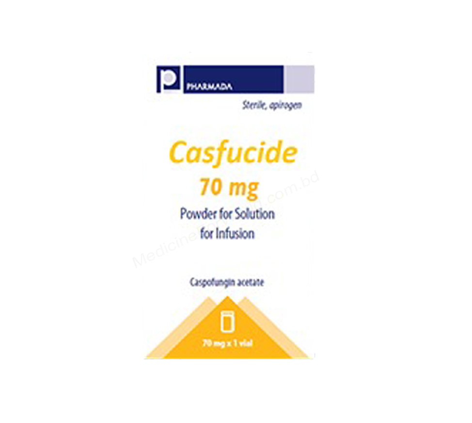 CASPOFUNGIN ACETATE (CASFUCIDE 70mg) Rx